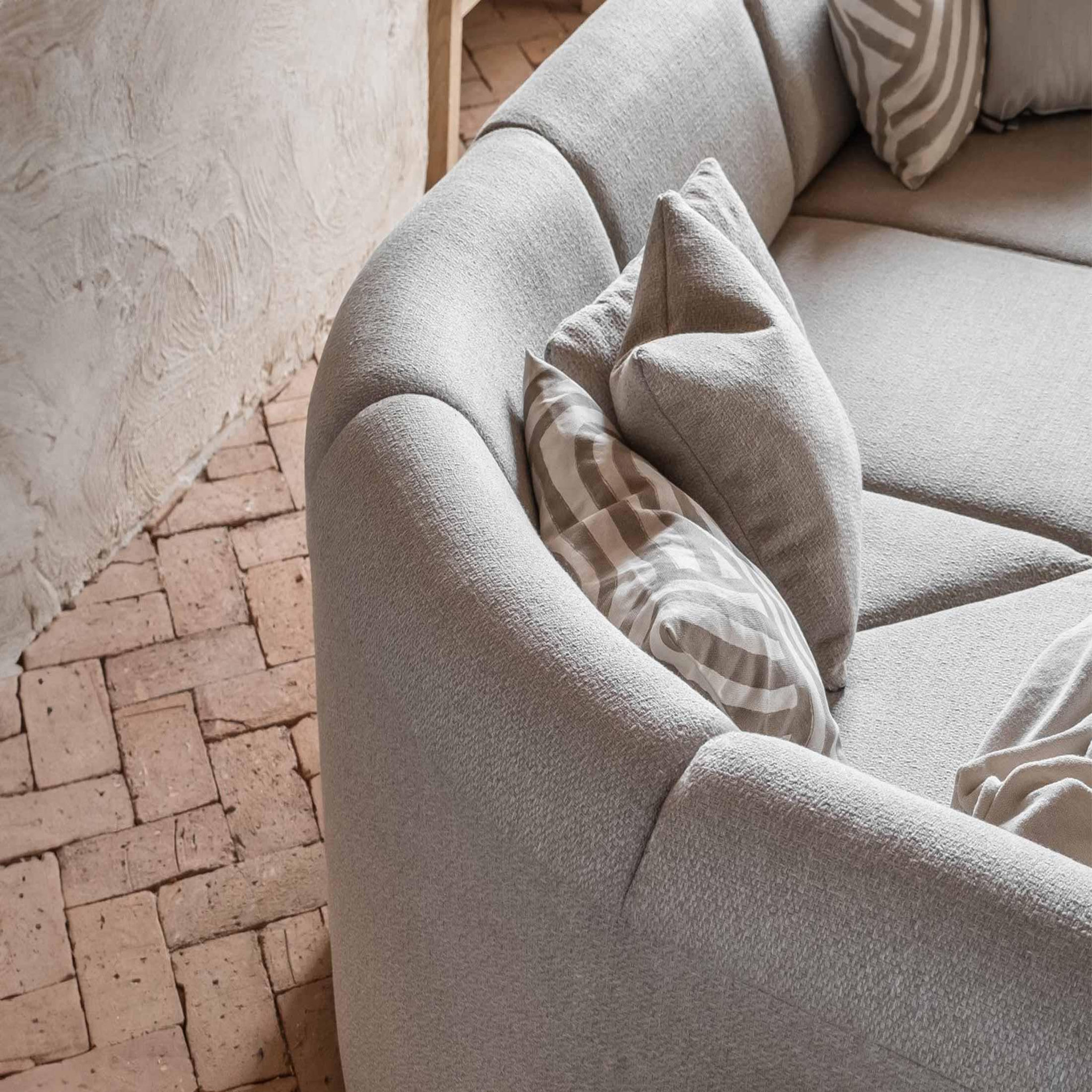 Voir la diapositive 3 : BEST MOBILIER Siena - canapé d'angle gauche - 5 places - en tissu