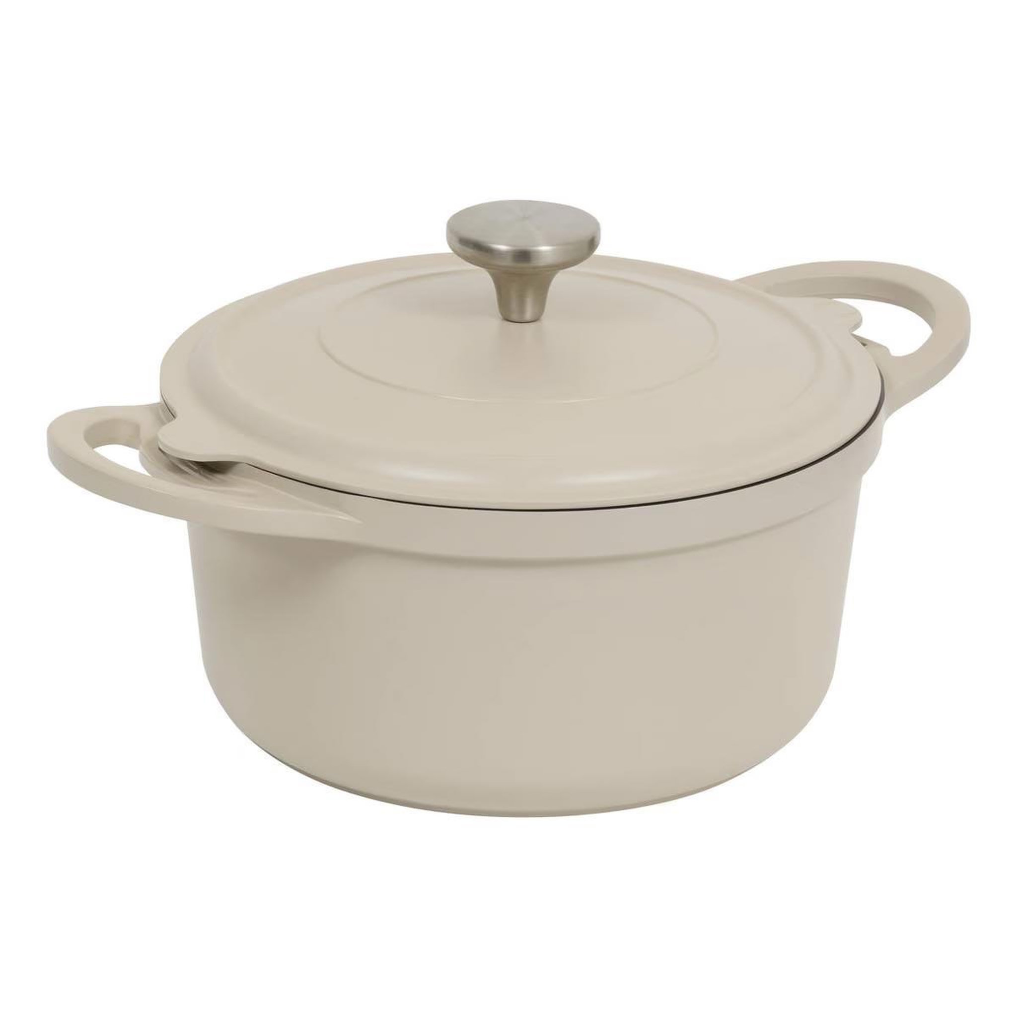 Voir la diapositive 2 : FIVE Cocotte avec panier vapeur  kirk  24cm taupe