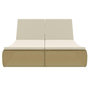Voir la diapositive 3 : VIDAXL Chaise longue d'exterieur Resine tressee Beige