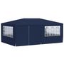 Voir la diapositive 3 : VIDAXL Tente de reception avec parois laterales 4x6 m Bleu 90 g/m^2