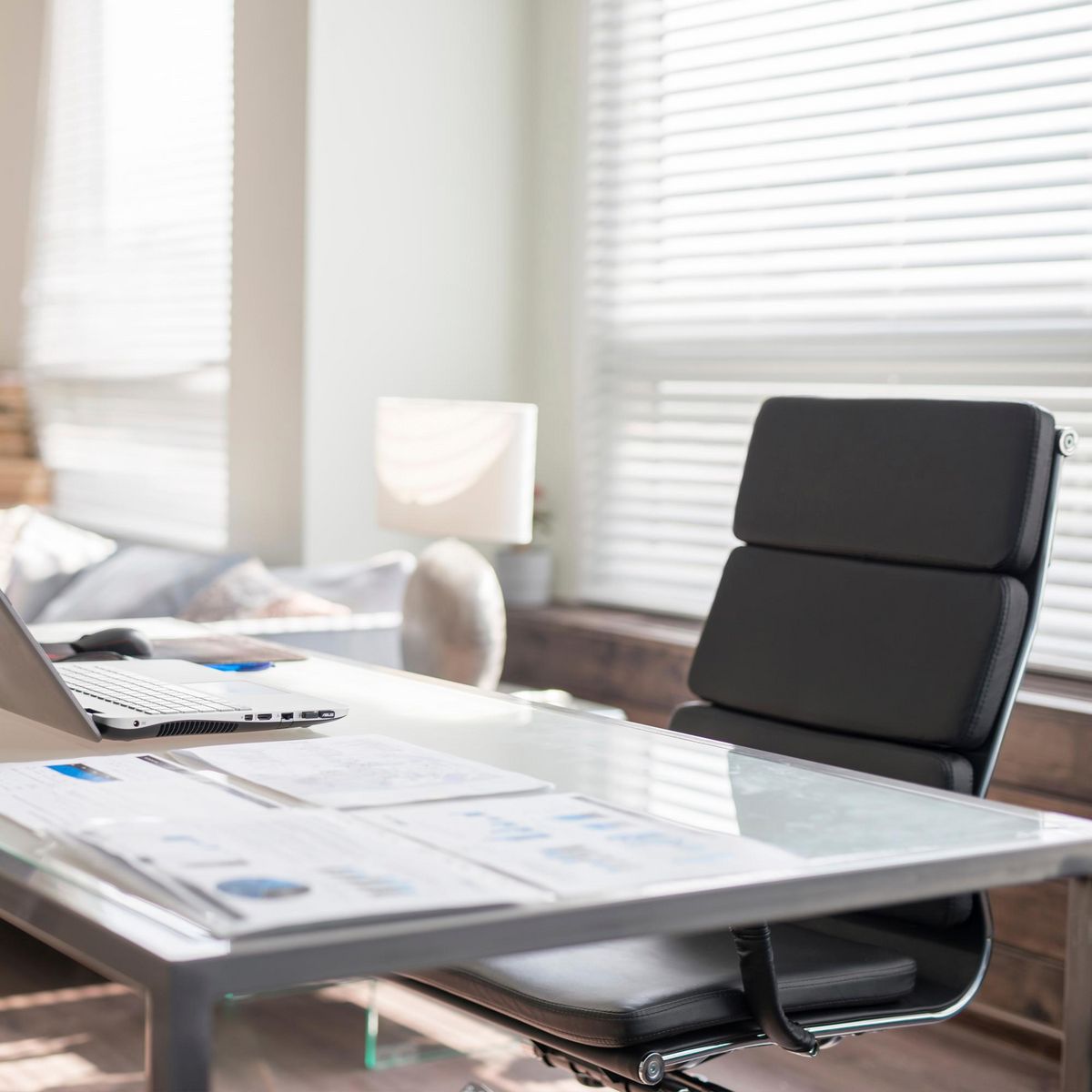 VS VENTA-STOCK Fauteuil de Bureau Morgan inclinable Noir, Cuir synthétique