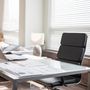 Voir la diapositive 5 : VS VENTA-STOCK Fauteuil de Bureau Morgan inclinable Noir, Cuir synthétique