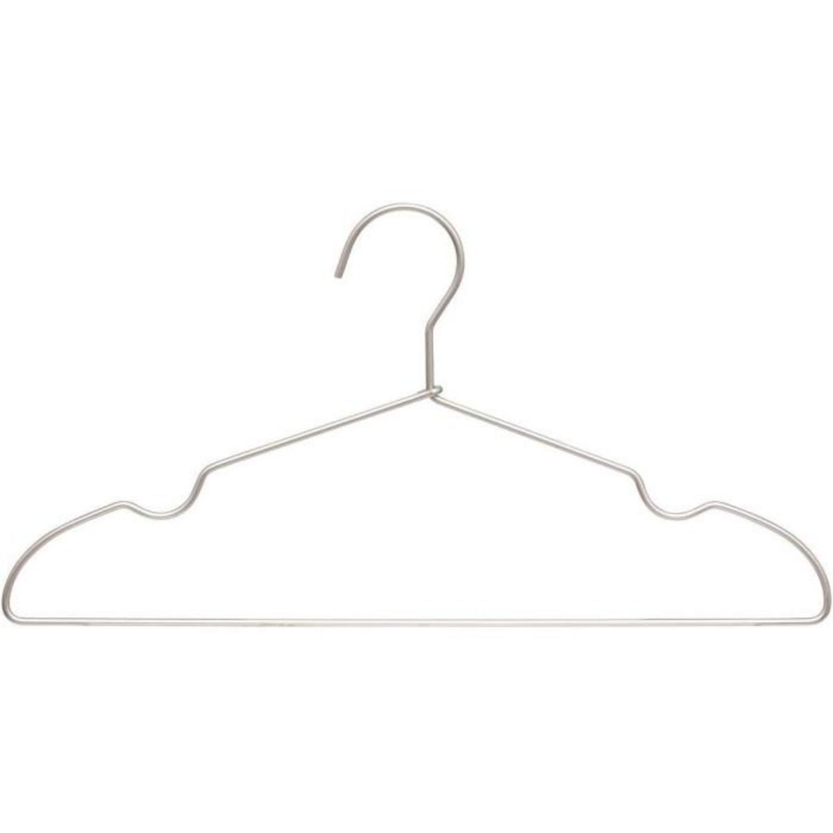 FIVE Lot de 5 Cintres en Métal  Hang'up  40cm Argent