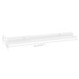 Voir la diapositive 6 : VIDAXL Etageres murales 4 pcs Blanc brillant 60x9x3 cm