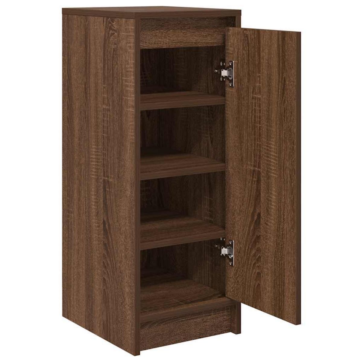 VIDAXL Armoire a chaussures chene marron 29,5x34x76 cm bois ingenierie