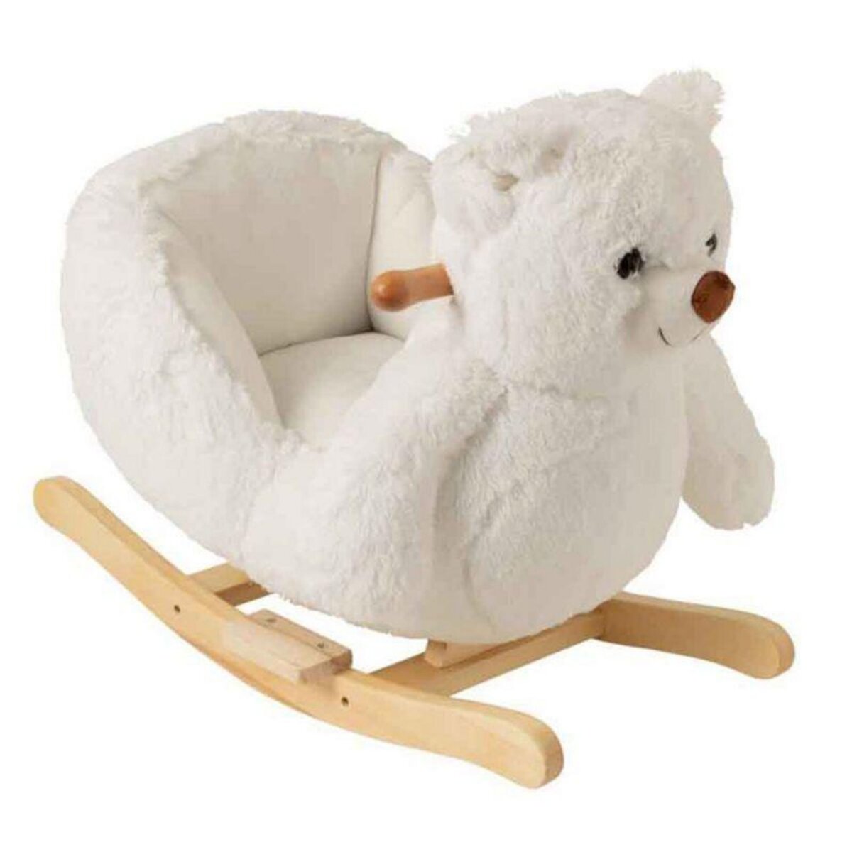 Fauteuil Enfant Imitation Fourrure Blanc - Chaise et Fauteuil Enfant Pas  Cher