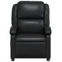 Voir la diapositive 3 : VIDAXL Fauteuil inclinable Noir Similicuir