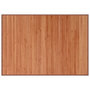 Voir la diapositive 2 : VIDAXL Tapis rectangulaire marron 70x100 cm bambou