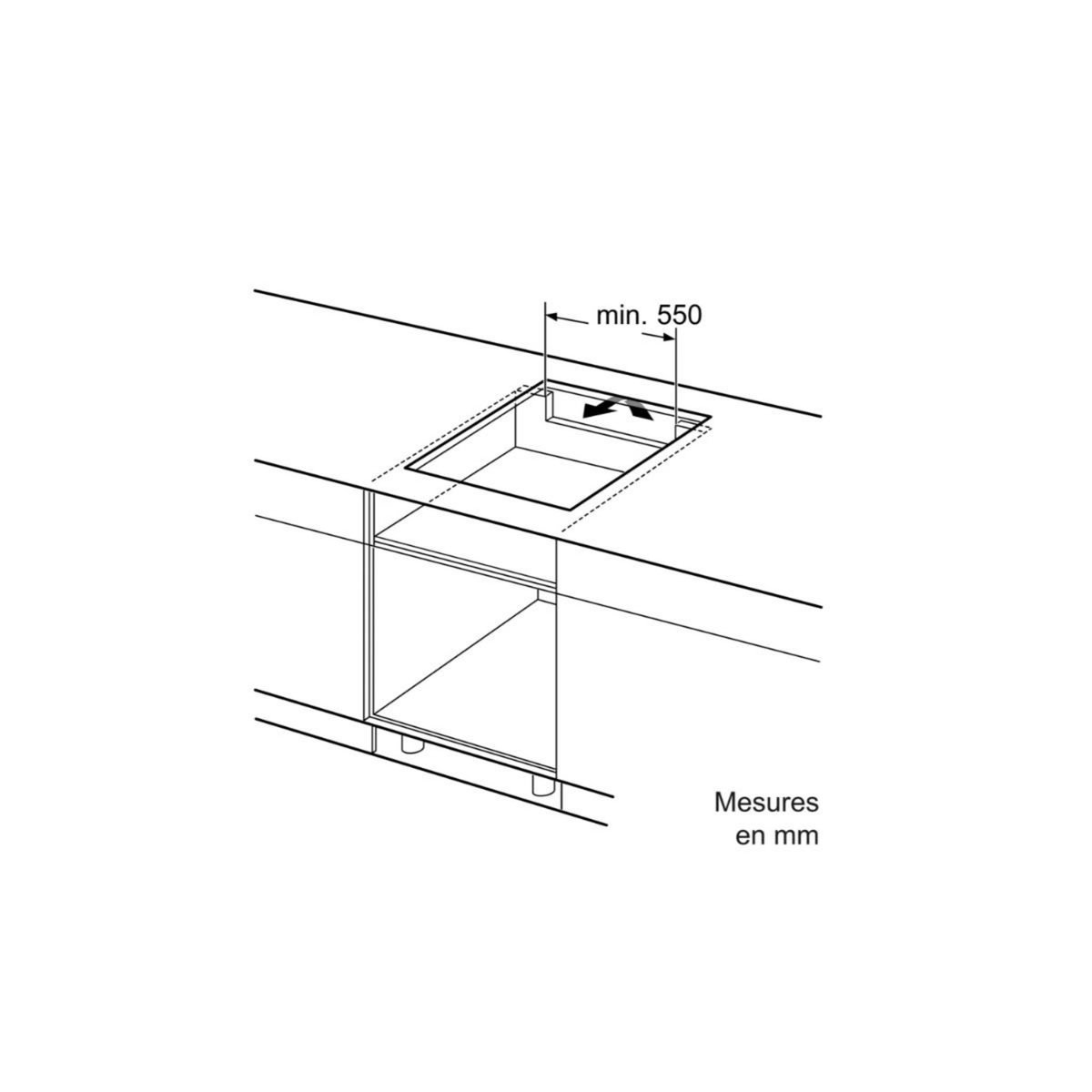 Siemens Plaque de cuisson induction 60cm 3 feux 7400w noir - EH651FJB1E