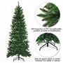 Voir la diapositive 6 : HOMCOM Sapin de Noël artificiel Ø 91 x 210H cm 865 branches épines imitation Nordmann grand réalisme vert