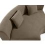 Voir la diapositive 5 : LISA DESIGN Ikare - module d'assise d'angle réversible - en tissu