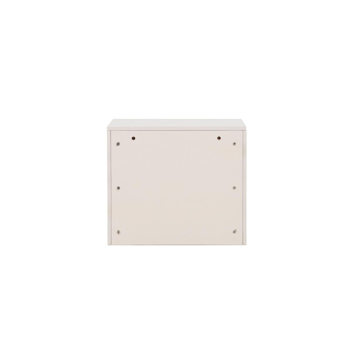 Paris Prix Table de Chevet 2 Tiroirs  Nice  52cm Beige