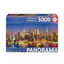 Voir la diapositive 2 : EDUCA Puzzle Educa-Borras Vue nocturne de New York 3000 pièces