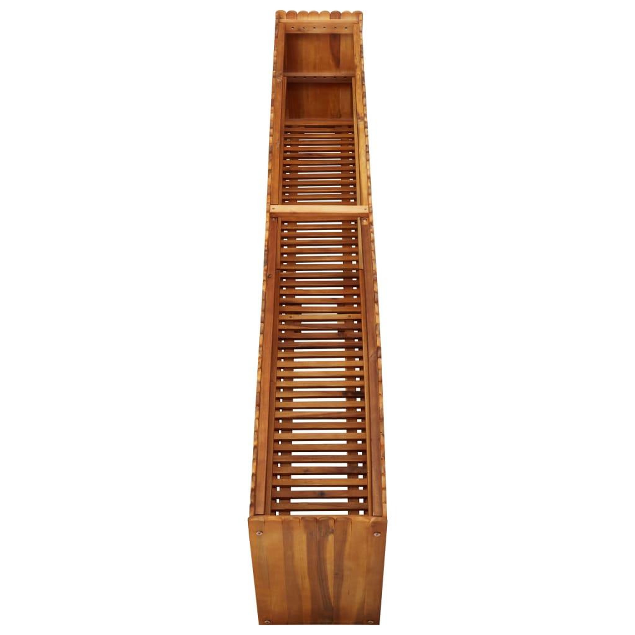 Voir la diapositive 4 : VIDAXL Lit sureleve de jardin 200x30x50 cm Bois massif d'acacia