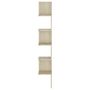 Voir la diapositive 4 : VIDAXL Etagere d'angle murale Chene sonoma Bois d'ingenierie