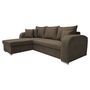 Voir la diapositive 4 : Canapé d'angle convertible réversible 5 places tissu BOB