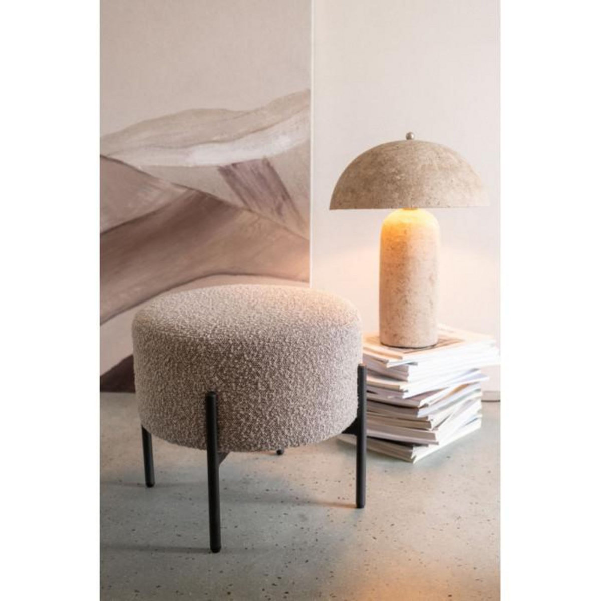 Paris Prix Toile Peinture Déco  Dune  82x122cm Multicolore