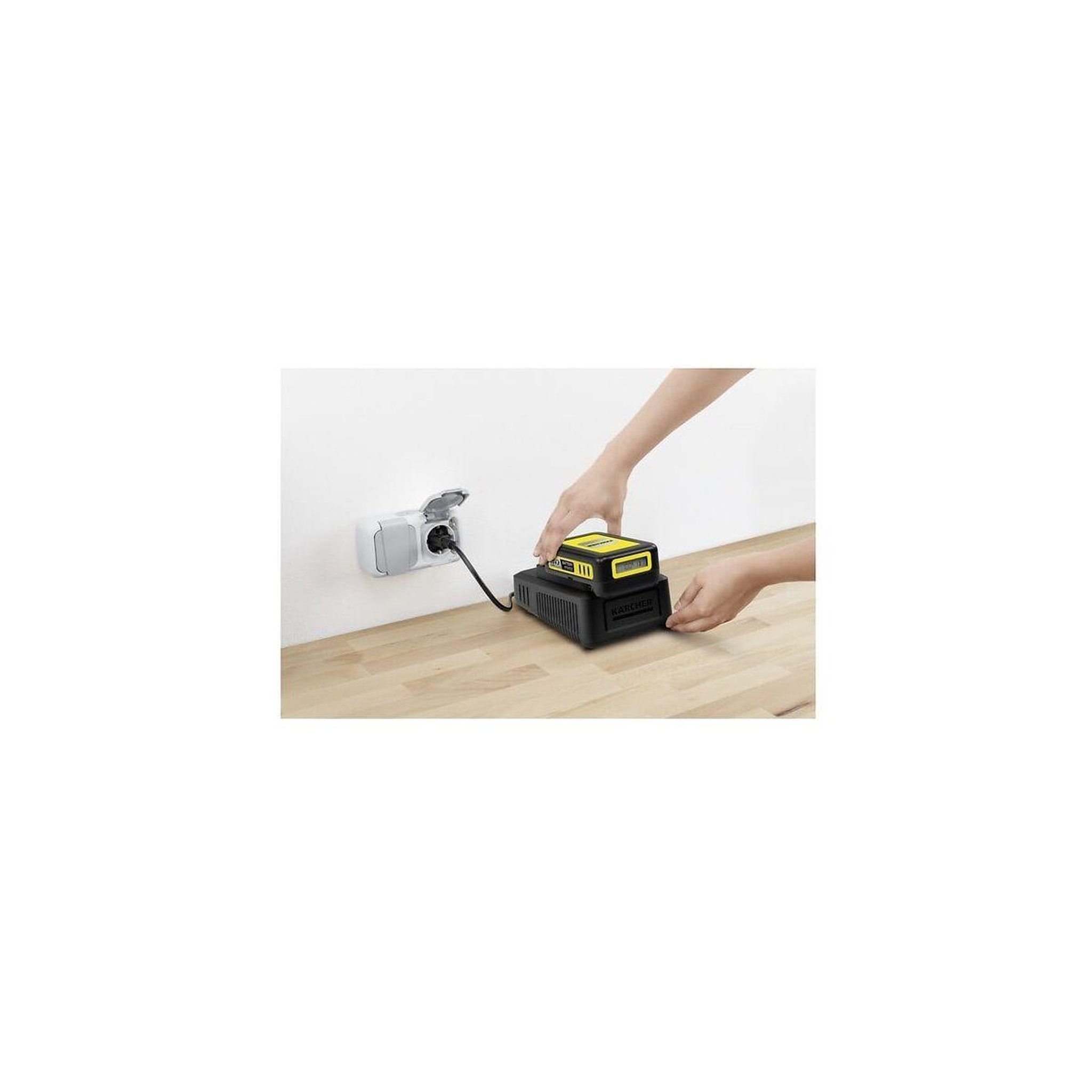 Voir la diapositive 2 : KARCHER Batterie aspirateur 18v 2.5 ah chargeur rapide wd1 khb appareil