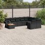 Voir la diapositive 1 : VIDAXL Salon de jardin 10 pcs avec coussins noir resine tressee