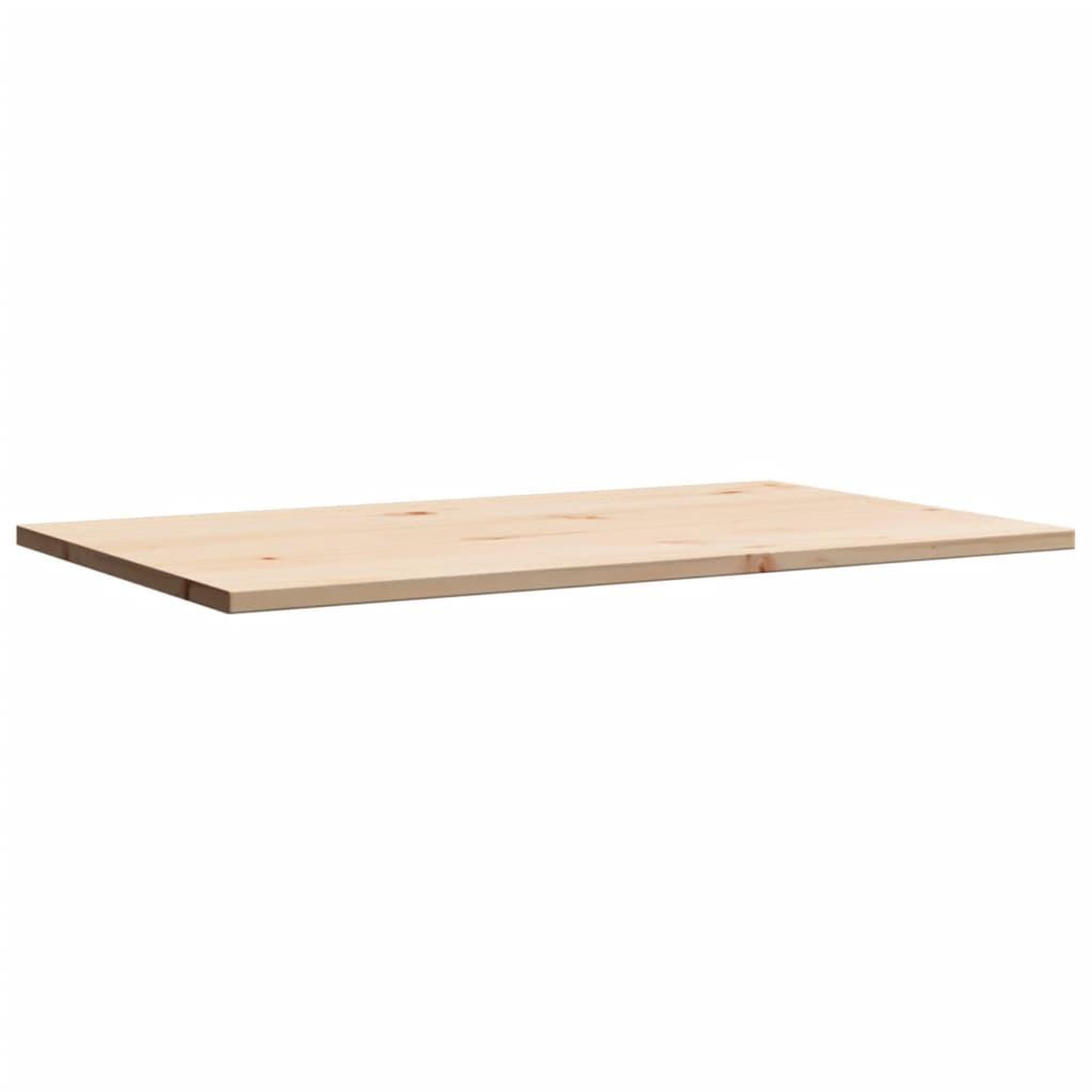 Voir la diapositive 4 : VIDAXL Dessus de table 80x50x1,7 cm rectangulaire bois de pin massif