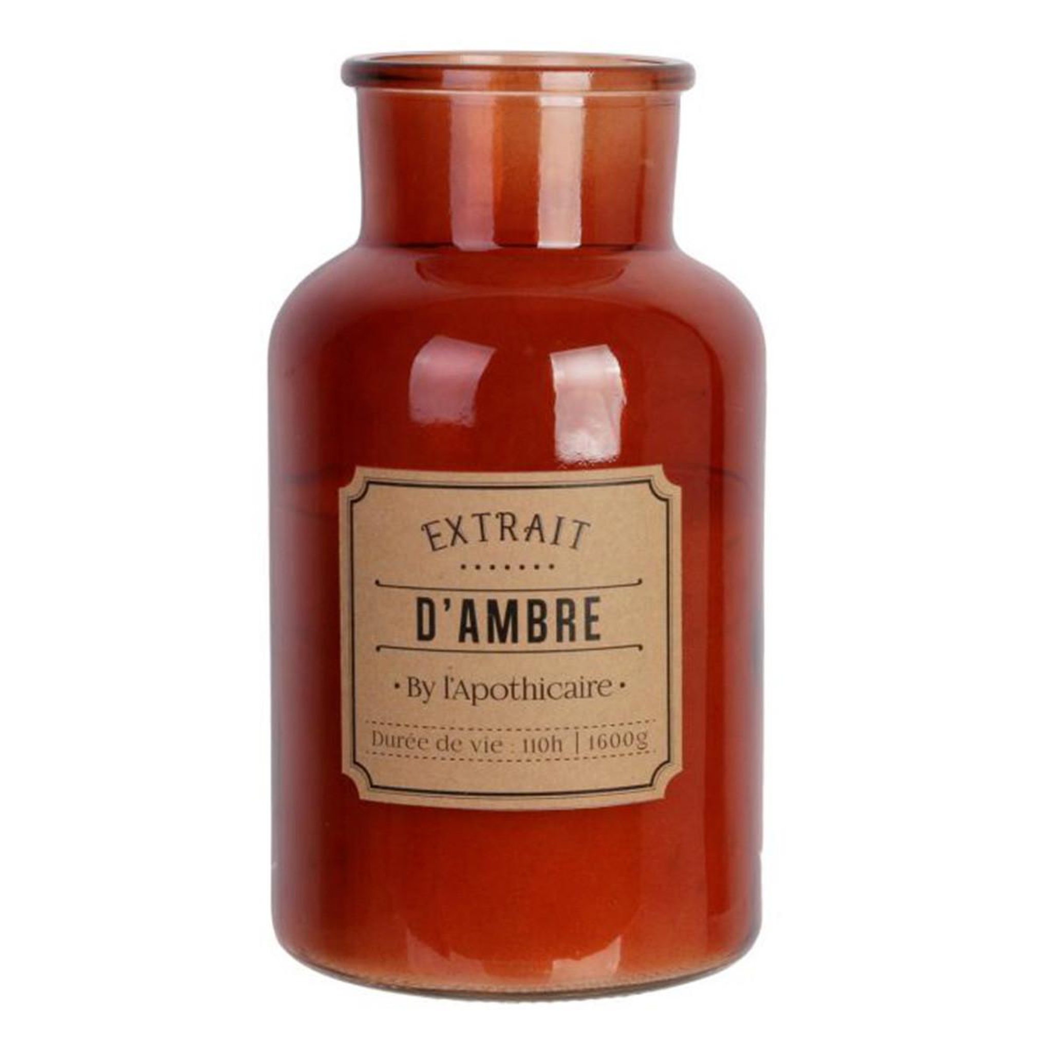 The Home Deco Factory Bougie parfumée  apothicaire  1600g ambre