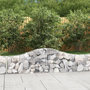 Voir la diapositive 1 : VIDAXL Paniers a gabions arques 12 pcs 200x30x40/60 cm Fer galvanise