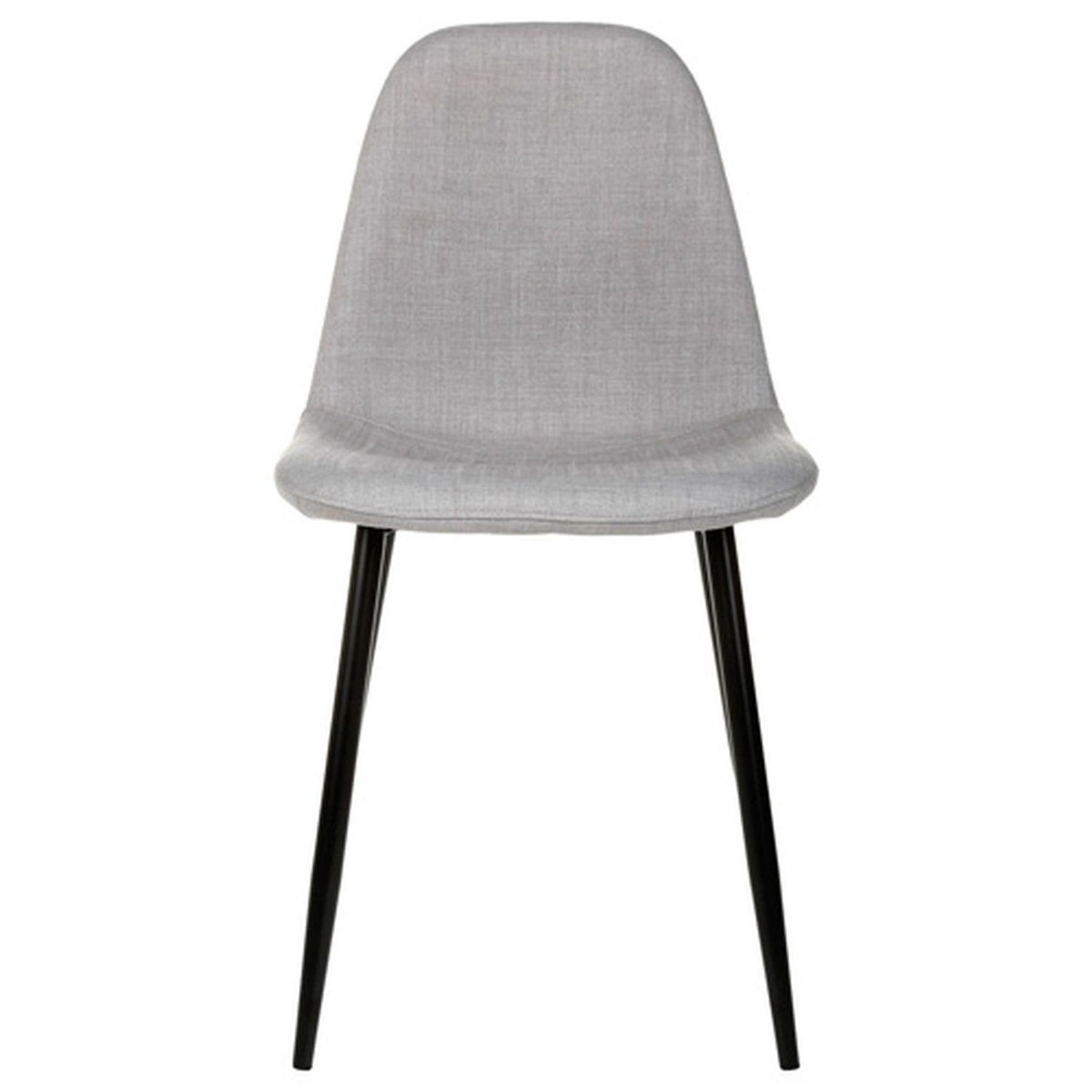 TOILINUX Lot de 4 chaises avec pieds en métal NOKAS