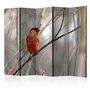 Voir la diapositive 1 : Paris Prix Paravent 5 Volets  Bullfinch in the Forest  172x225cm