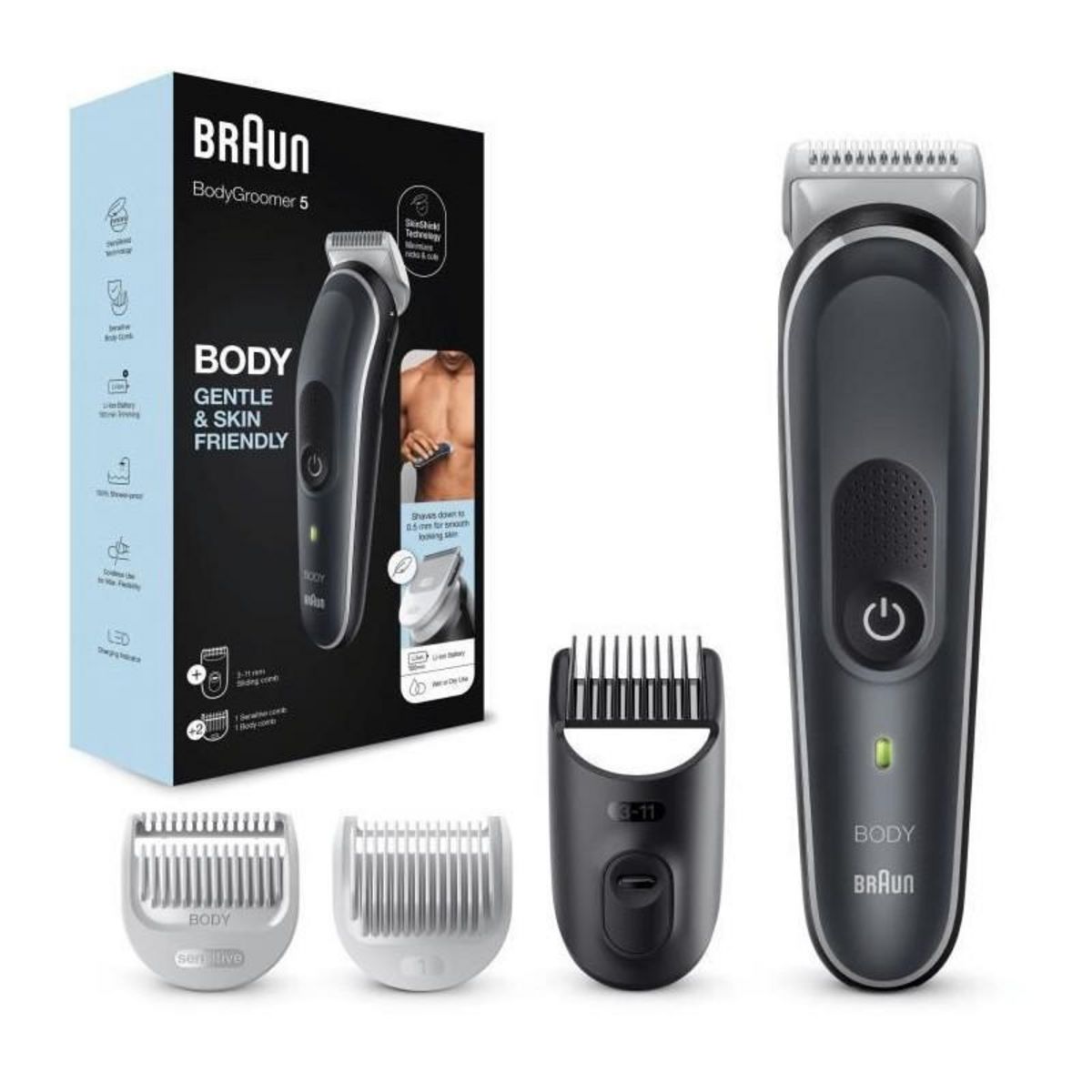 BRAUN Tondeuse corps rechargeable - BG5340
