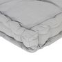Voir la diapositive 5 : VIDAXL Coussin de plancher de palette Coton 120x80x10 cm Gris