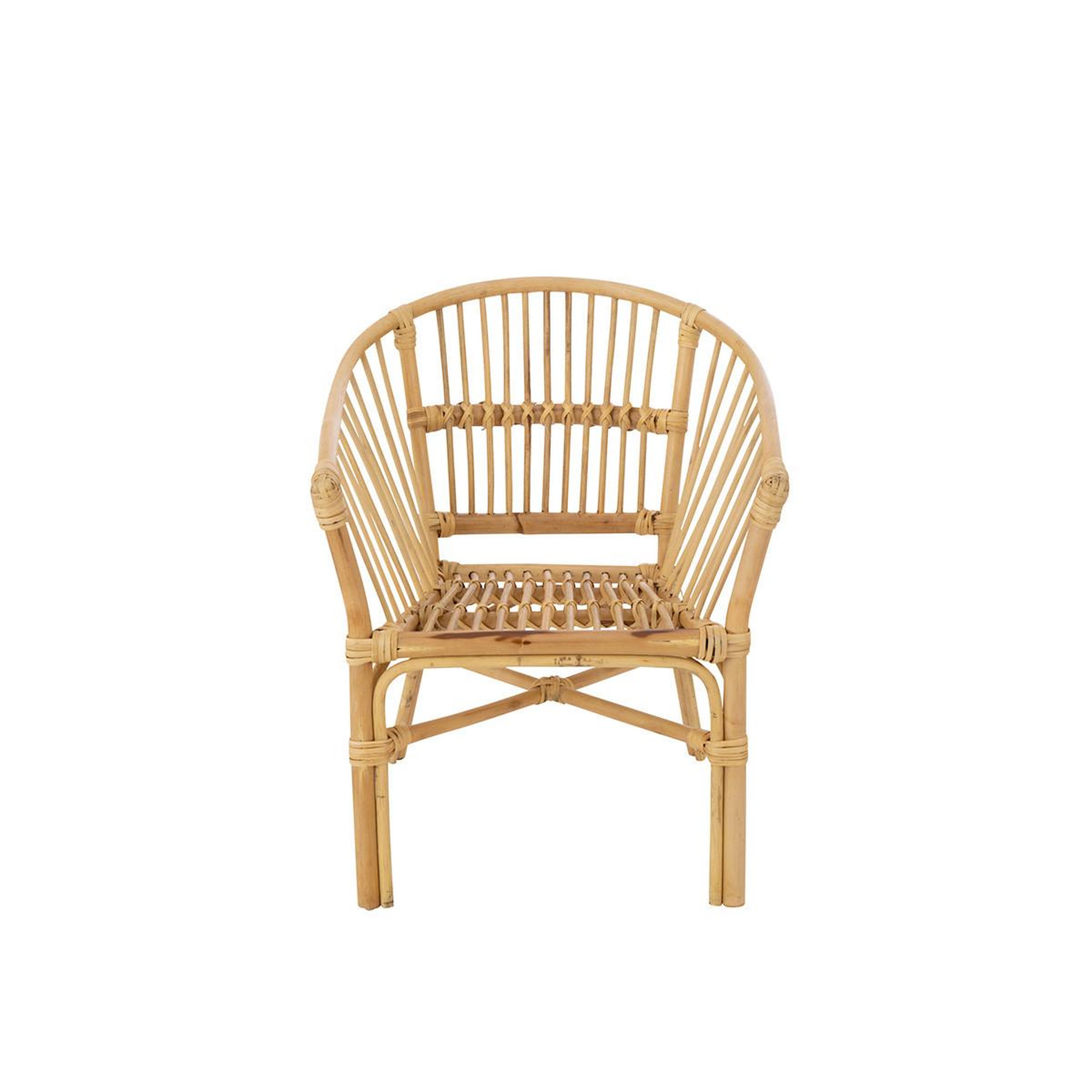 Voir la diapositive 2 : J-LINE Chaise enfant en rotin  filou  52cm naturel
