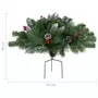 VIDAXL Sapin de Noël artificiel d'allee Vert 40 cm PVC