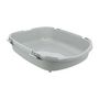Voir la diapositive 2 : Trixie TRIXIE Bac a litiere Primo, avec rebord - XXL - 56 x 25 x 71 cm - Gris et blanc - Pour chat