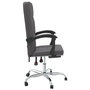 Voir la diapositive 4 : VIDAXL Fauteuil inclinable de bureau Gris Similicuir