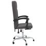 Voir la diapositive 4 : VIDAXL Fauteuil inclinable de bureau Gris Similicuir
