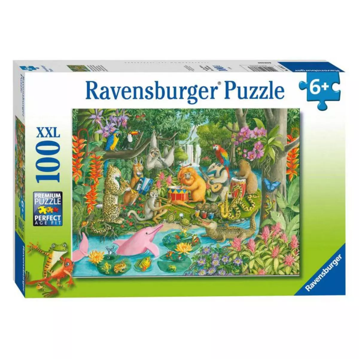RAVENSBURGER Ravensburger Puzzle The Jungle Orchestra, 100st. XXL 133673