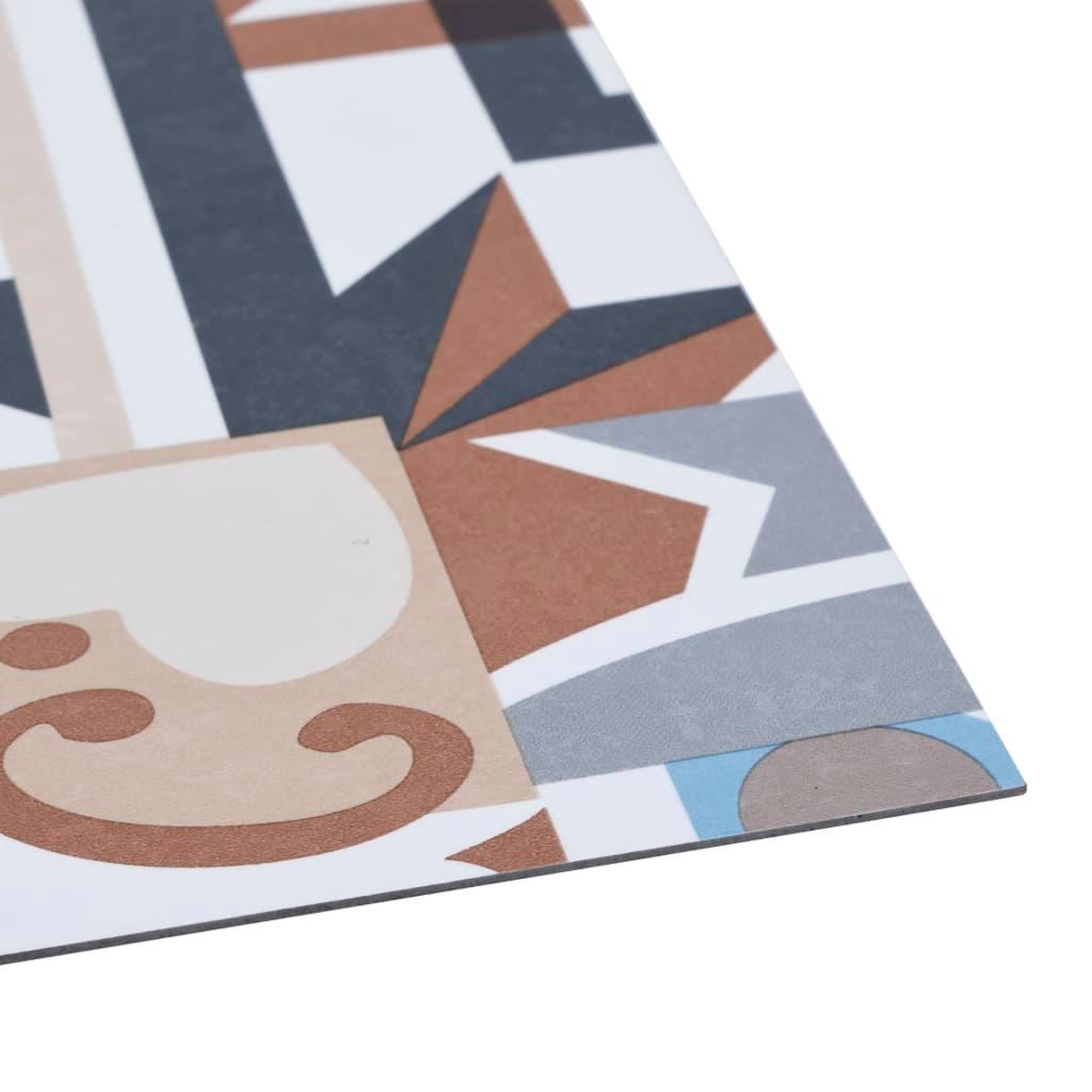 Voir la diapositive 4 : VIDAXL Dalle de plancher autoadhesif PVC 5,11 m^2 motif mono