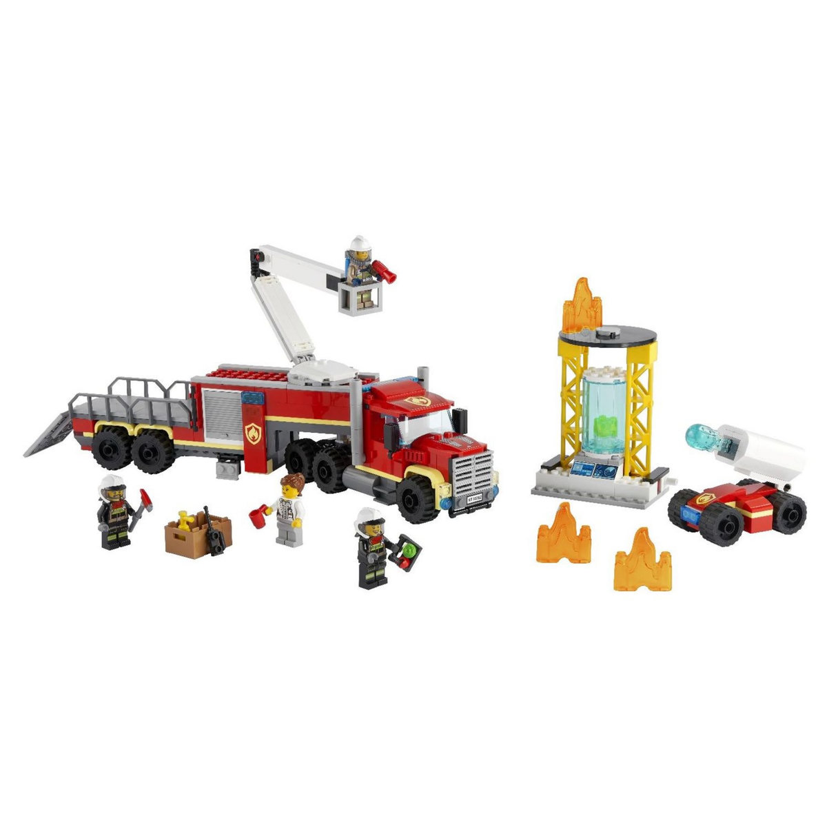 LEGO City 60282 - L&rsquo;unité de commandement des pompiers 