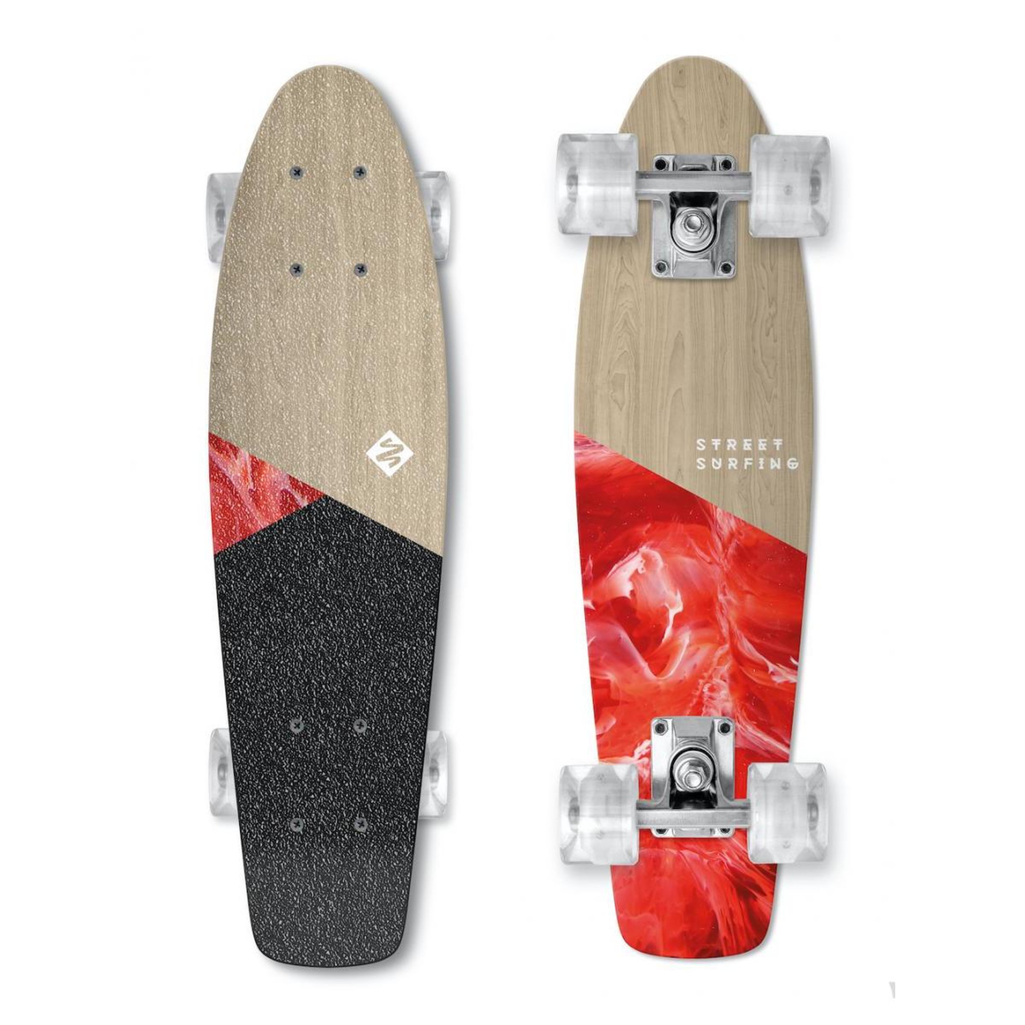 Street Surfing Skateboard  Beach Board Wood bloody mary