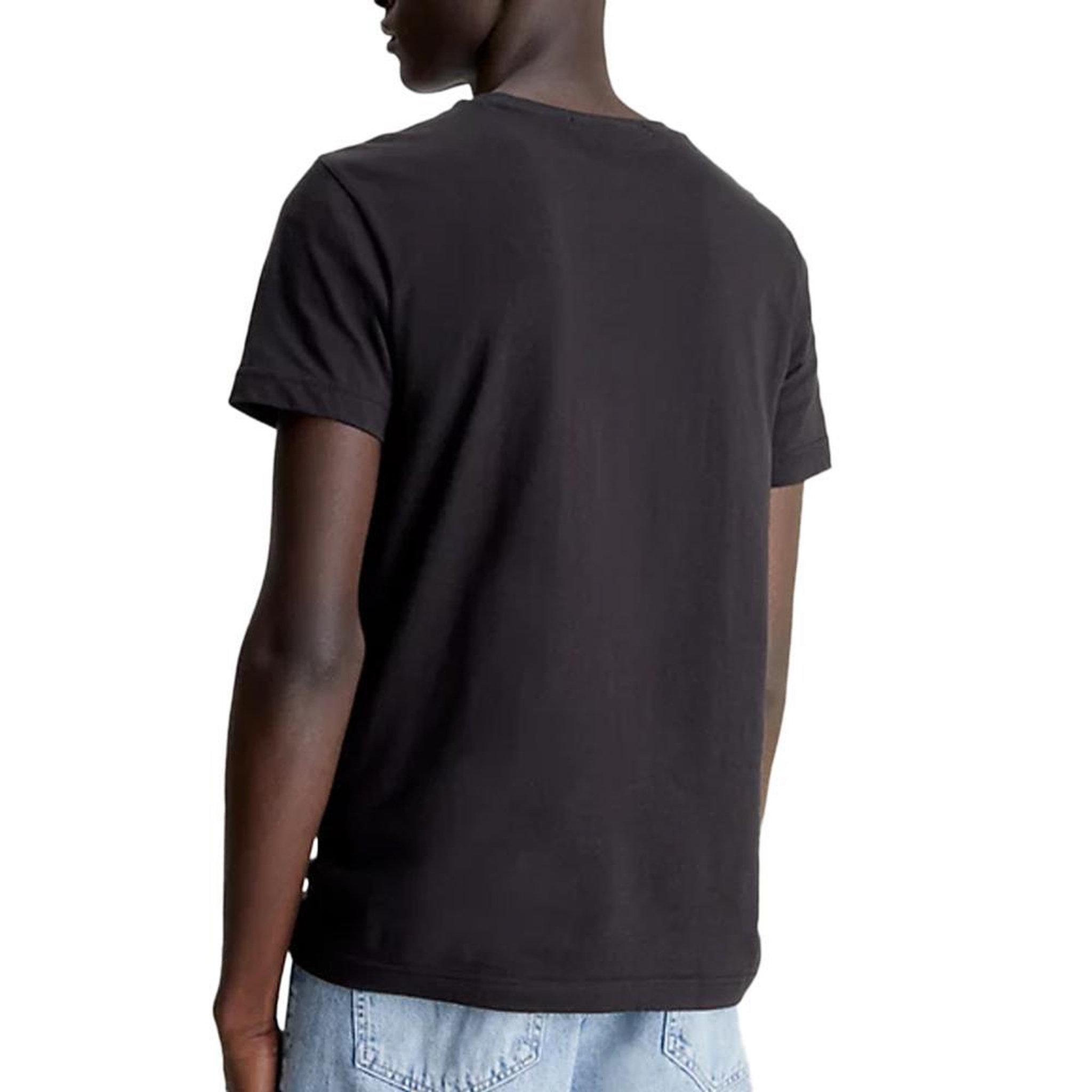 Voir la diapositive 2 : CALVIN KLEIN JEANS T-Shirt Noir Homme Calvin Klein JeansCore Institutional
