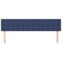 Voir la diapositive 3 : VIDAXL Tetes de lit 2 pcs Bleu 100x5x78/88 cm Tissu