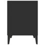 VIDAXL Table de chevet Noir 40x35x50 cm