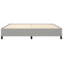 Voir la diapositive 5 : VIDAXL Cadre de lit sans matelas gris clair 200x200 cm tissu