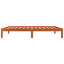 Voir la diapositive 5 : VIDAXL Cadre de lit sans matelas cire marron 100x200cm bois pin massif