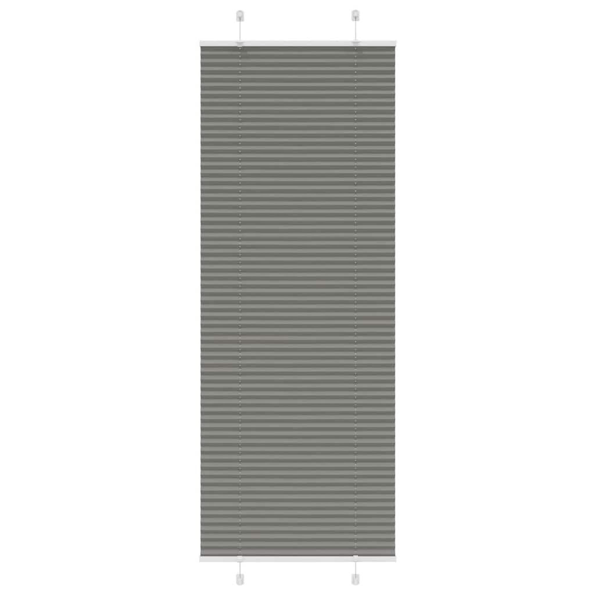 VIDAXL Store plisse anthracite 80x200 cm largeur du tissu 79,4 cm