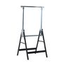 Voir la diapositive 6 : HOMCOM Lot de 2 tréteaux pliables télescopiques hauteur réglable 80-130 cm noir