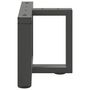 Voir la diapositive 5 : VIDAXL Pieds de table basse forme de T 2pcs anthracite 50x25x(30-31)cm