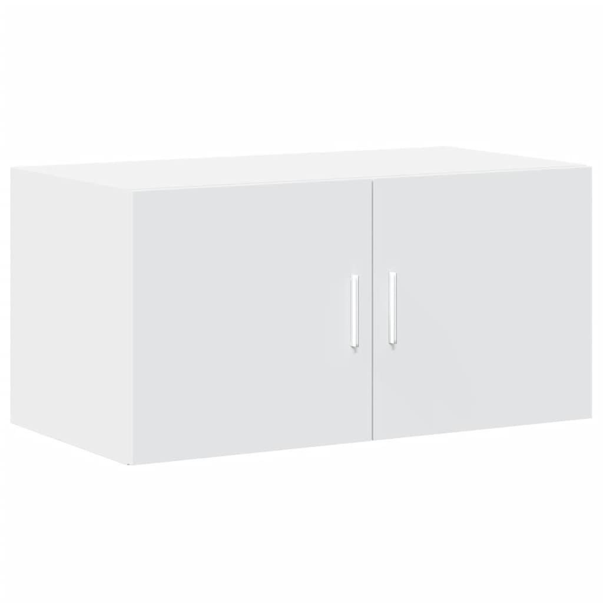 Voir la diapositive 2 : VIDAXL Armoire murale blanc 80x42,5x40 cm bois d'ingenierie