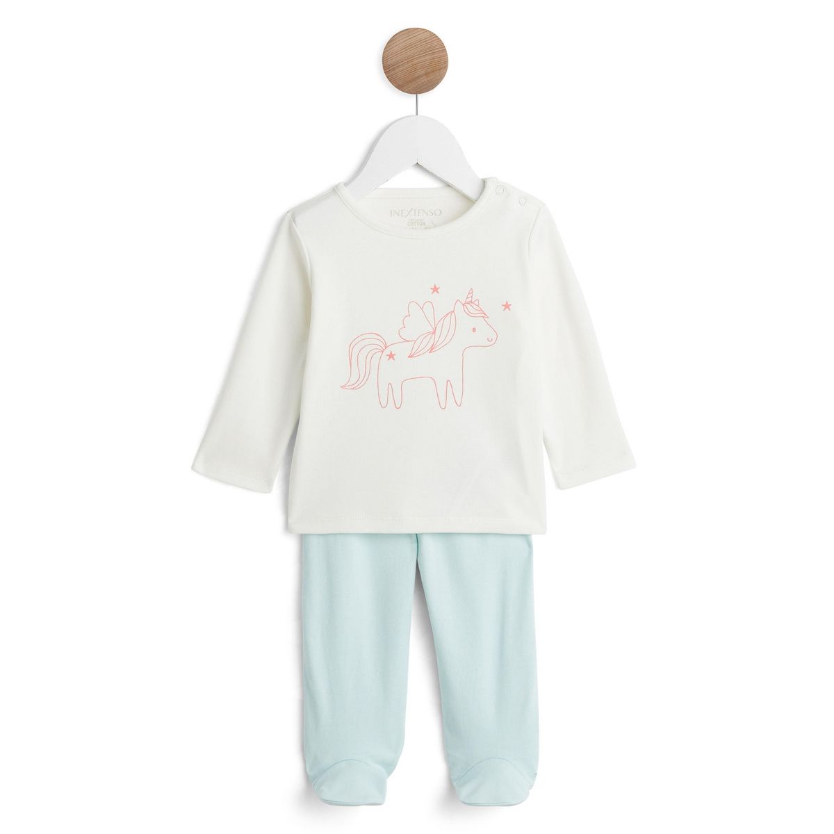 IN EXTENSO Pyjama 2 pièces licorne bébé fille