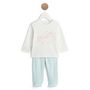 Voir la diapositive 1 : IN EXTENSO Pyjama 2 pièces licorne bébé fille